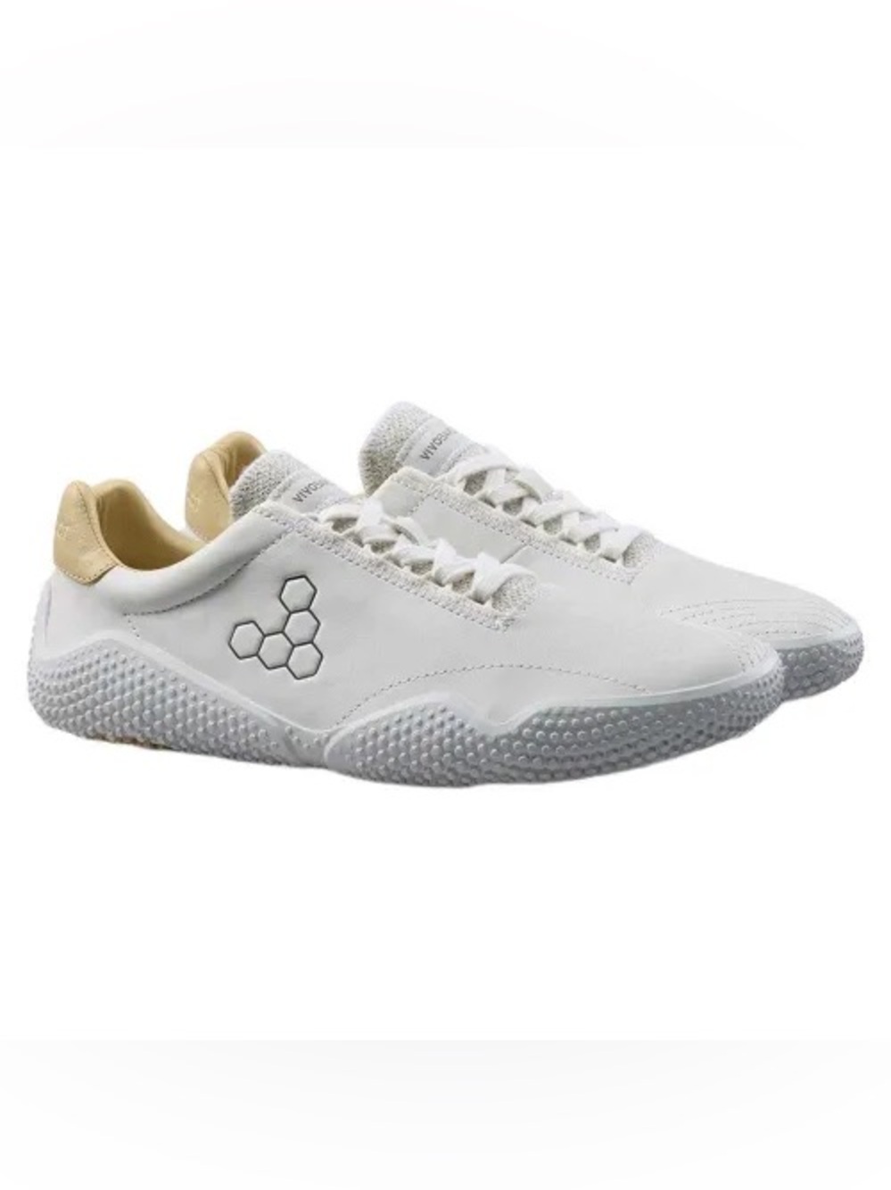 VIVOBAREFOOT•mens white leather motus studio trainers sneakers 10 NIB